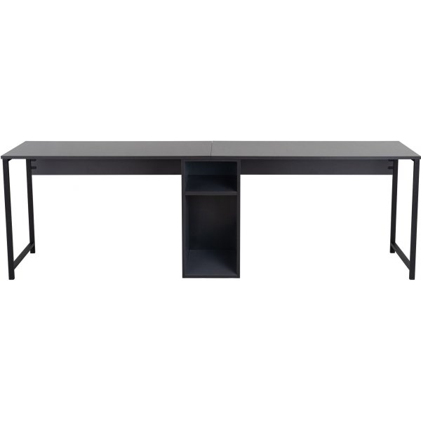Twin skrivebord - Antrasitt/svart Twin skrivebord - Antrasitt/svart