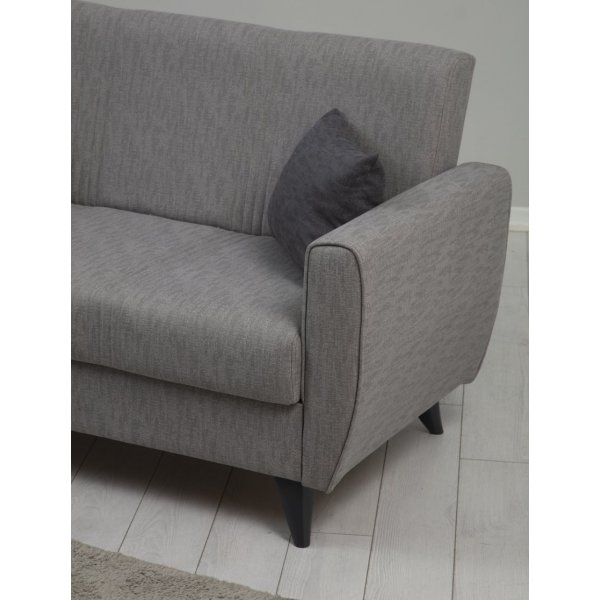 Zaden 2-seters sovesofa - Lys grå Zaden 2-seters sovesofa - Lys grå