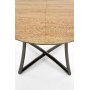 Colton spisebord - Gull eik/svart