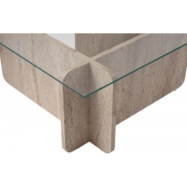 Vetrino salongbord - Travertin/marmor