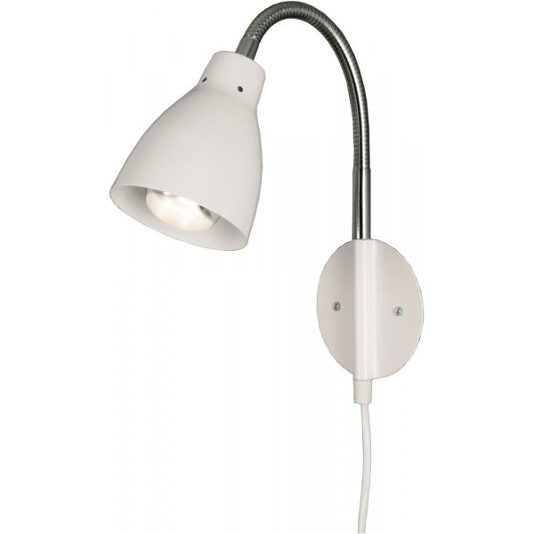 Vegglampe Sarek - Hvit