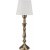 Therese bordlampe - Offwhite/antikk messing - 43 cm