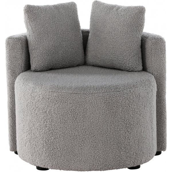 Kelso 2-seters barnesofa - Grå teddy Kelso 2-seters barnesofa - Grå teddy