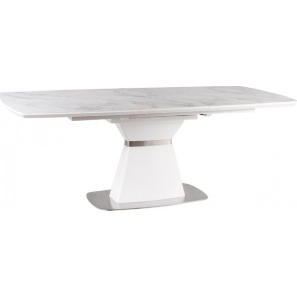 Saturn spisebord 160-210 cm - Hvitt