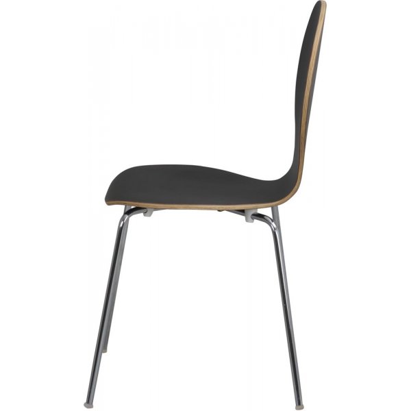 Bailey stol - Svart/krom Bailey stol - Svart/krom
