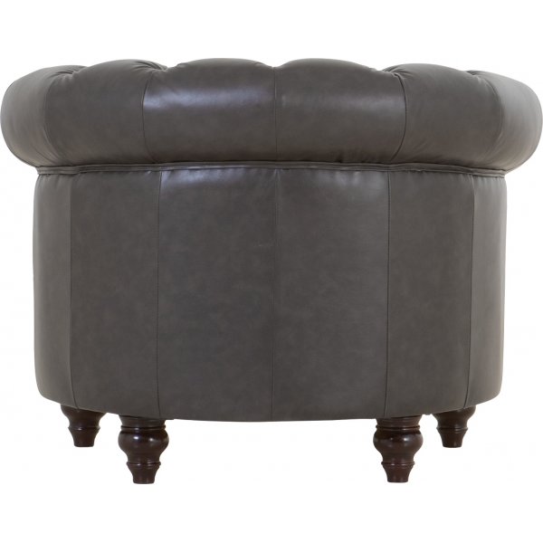 Chesterfield Royal lenestol - Black Chocolate (PU skinn) Chesterfield Royal lenestol - Black Chocolate (PU skinn)