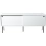 Volume mediebenk 132 cm - Hvit