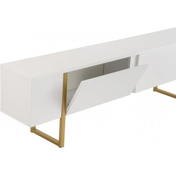 Serenity TV-stativ - Hvit/gull Serenity TV-stativ - Hvit/gull