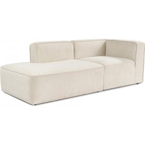 Mer 2-seters sofa med pen ende venstre - Cream