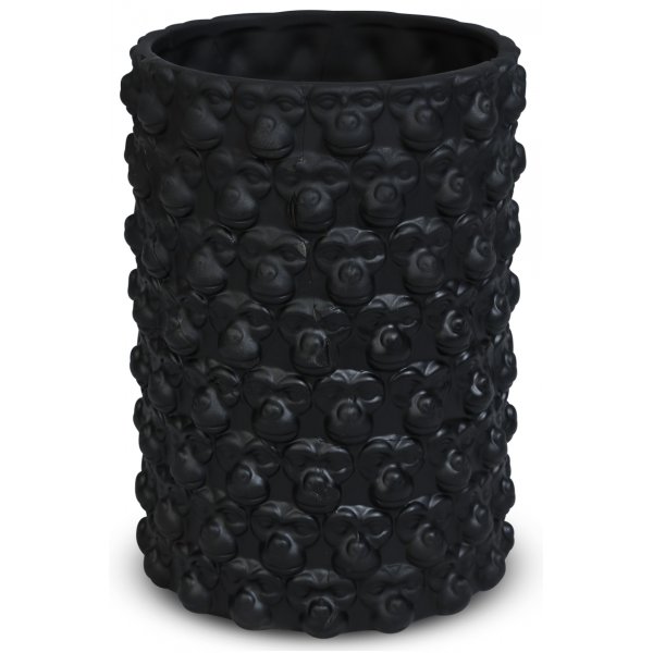 Vase Aper H22 cm - Svart