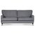 Howard Watford Deluxe 2-seters sofa i grtt stoff