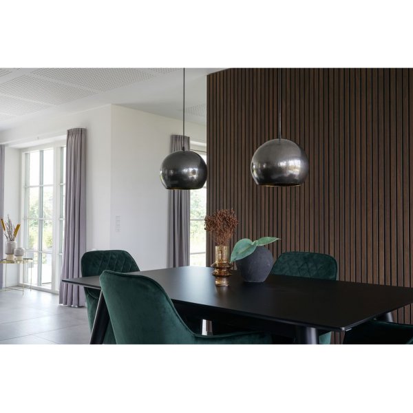 Albi taklampe - M�rk gr�/messing