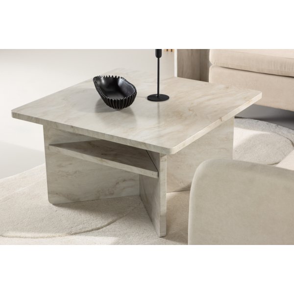 Ålesund salongbord 75 x 75 cm - Beige Ålesund salongbord 75 x 75 cm - Beige