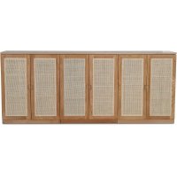 Level sideboard med dører i rotting B210 cm - Eik Level sideboard med dører i rotting B210 cm - Eik