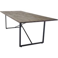 Spisebord Herrljunga 250 cm - Svart / Mørk Teak Spisebord Herrljunga 250 cm - Svart / Mørk Teak