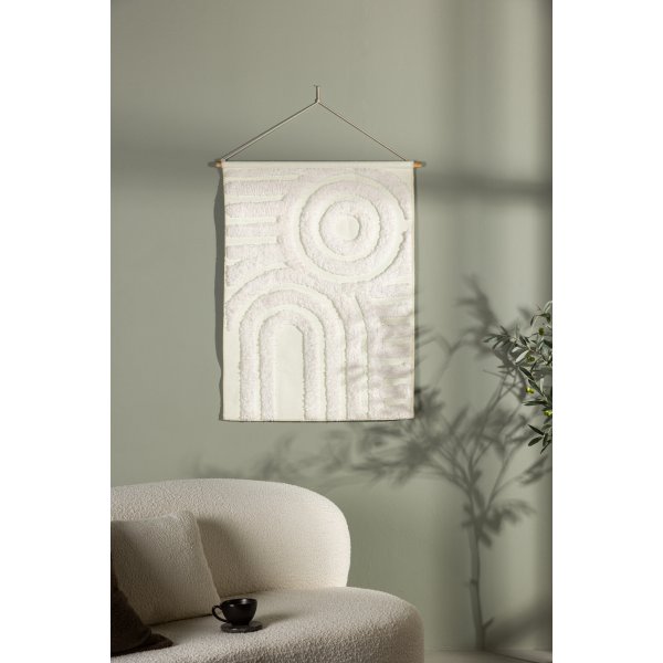 Nikita veggmatte 70 x 100 cm - Hvit Nikita veggmatte 70 x 100 cm - Hvit