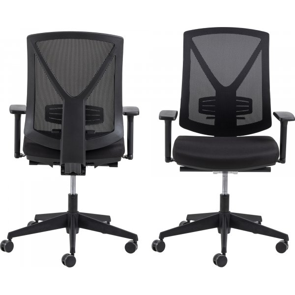 Ebbe kontorstol - Sort