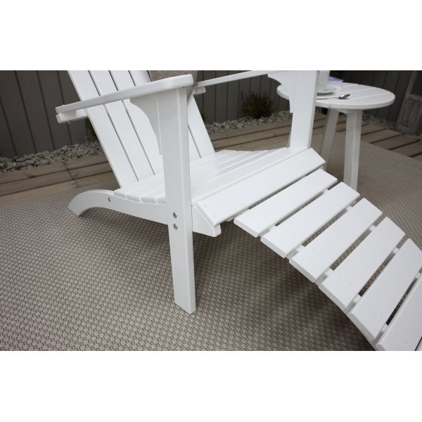 Kungshamn dekkstol med fotsttte - Hvit + Flekkfjerner for mbler