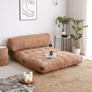 Sammenleggbar 2-seters sovesofa - Camel