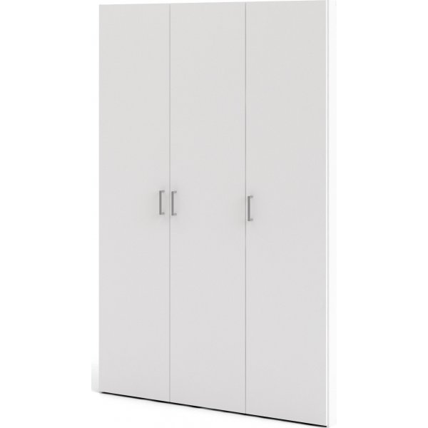 Romgarderobe med 3 dører - Hvit Romgarderobe med 3 dører - Hvit