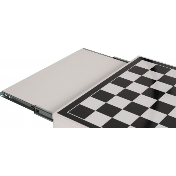 Chesso sjakkbord - Hvit/svart Chesso sjakkbord - Hvit/svart