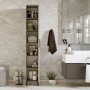 Vogue skap 3 - Brun/antrasitt