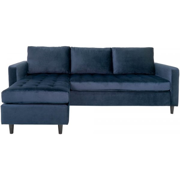 Firenze divansofa - Mørk Blå/Svart Firenze divansofa - Mørk Blå/Svart
