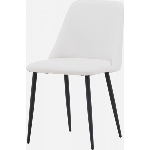 Natt spisestuestol - Hvit PU Natt spisestuestol - Hvit PU