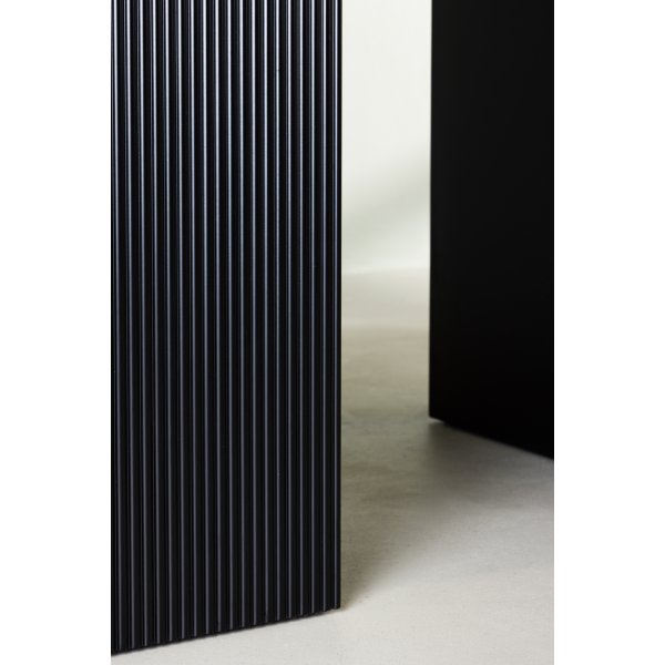 Matilda spisebord 130-180 x 130 cm - Sort