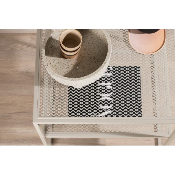 Netz sidebord 55 x 55 cm - Beige
