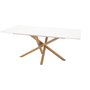 Spisebord Hgans 180 cm - Eik / Hvit