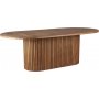Salt teakbord ovalt 220x100 cm