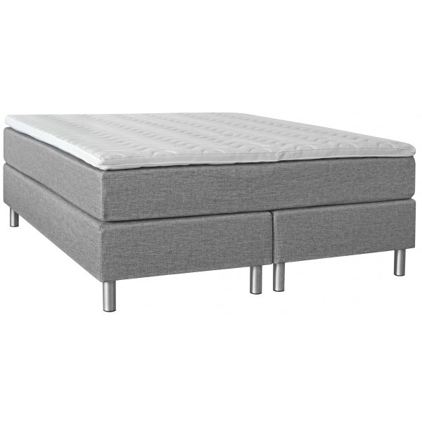 Diva kontinentalseng 7-sone pocket (Lysegrå) inkludert hodegjerde - Valgfri bredde Diva kontinentalseng 7-sone pocket (Lysegrå) inkludert hodegjerde - Valgfri bredde