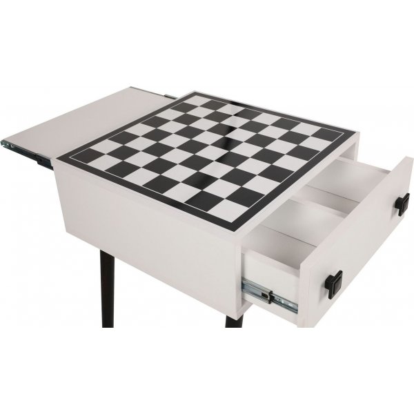 Chesso sjakkbord - Hvit/svart Chesso sjakkbord - Hvit/svart