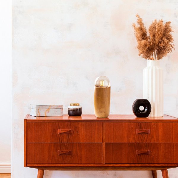 Kavuk bordlampe 130 - Tre Kavuk bordlampe 130 - Tre