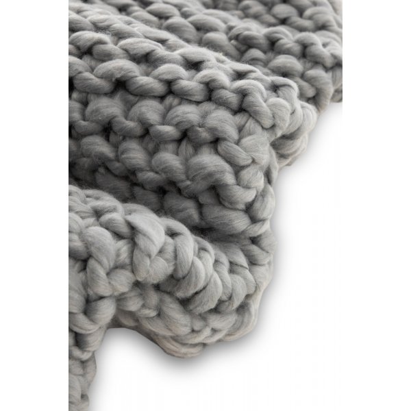 Hägg pledd, 130x170 cm - Lysegrå Hägg pledd, 130x170 cm - Lysegrå