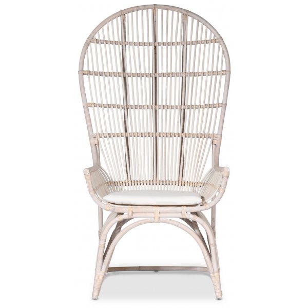 Mandarin påfugl stol - Whitewash Mandarin påfugl stol - Whitewash