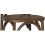 Paris vintage stol med kryss - Vintage brun