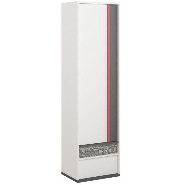 Jacklyn garderobe - Hvit/graphite