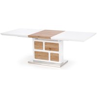 Murray spisebord uttrekkbart - Hvit/sanremo eik Murray spisebord uttrekkbart - Hvit/sanremo eik