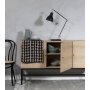 Carl skjenk med 3 drer - Whitewash oak