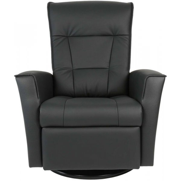 Hjellegjerde Ullstein manuell hvilestol - Svart (kunstl�r)