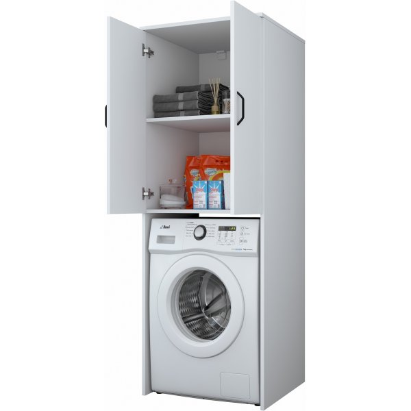 Lang vaskemaskinskap 110 - Hvit Lang vaskemaskinskap 110 - Hvit