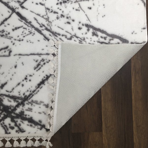 Safari teppe - Grå/hvit Safari teppe - Grå/hvit