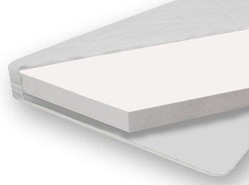 Casa hvit barneseng med uttrekkbar ekstraseng 80x180 cm inkludert madrasser