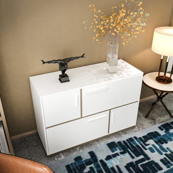 Mares skap - Hvit/grå Mares skap - Hvit/grå