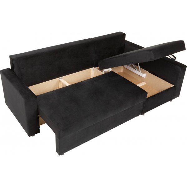 Zemek sovesofa - Svart Zemek sovesofa - Svart