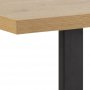 Wales spisebord - Eik/svart