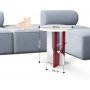 Lunar sidebord - Eik/hvit