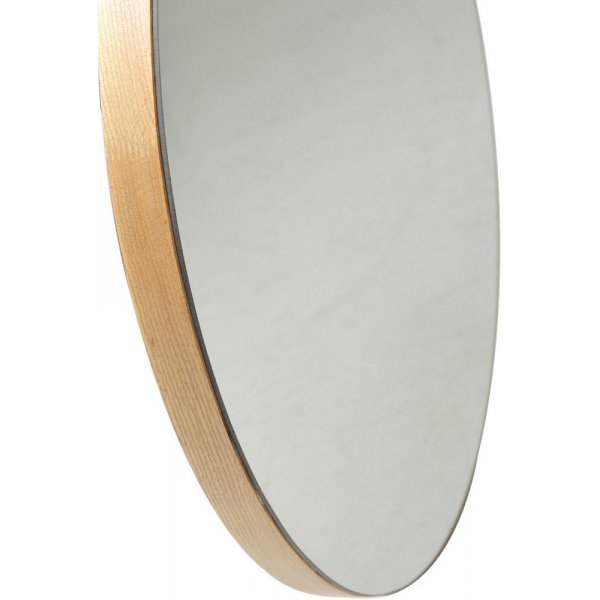 Leo speil rund - Ramme av eik Leo speil rund - Ramme av eik